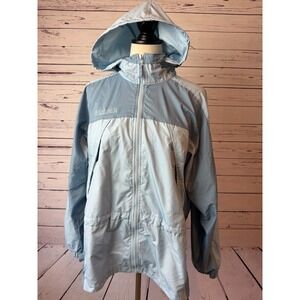 Columbia‎ Sportswear Lightweight Jacket Medium Windbreaker Hooded Nylon Travel